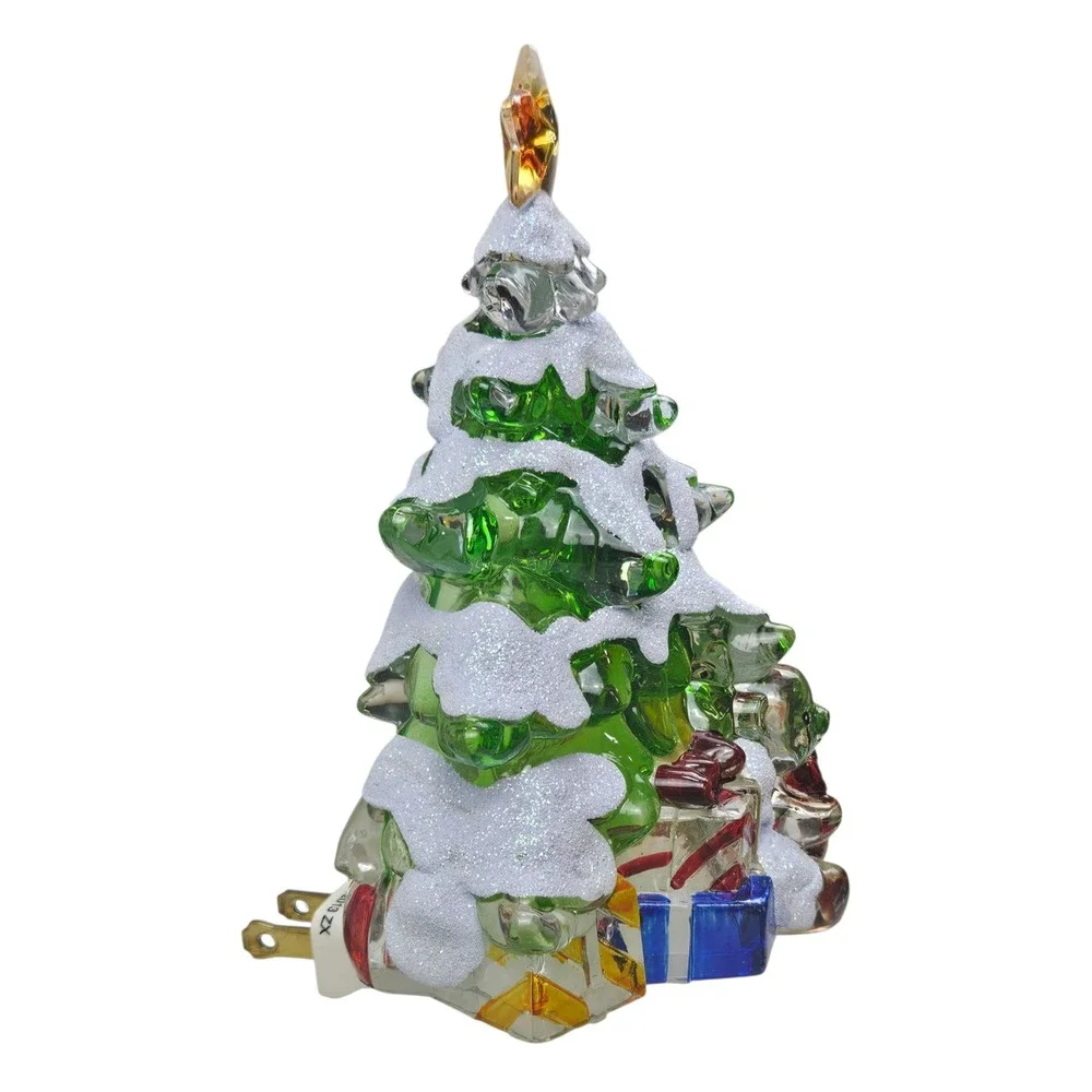 Christmas Tree Night Light‎ Teddy Bear Gifts Plug In Holiday Decor